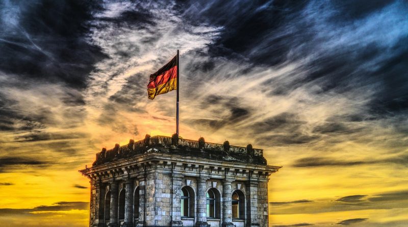 bundestag, german flag, parliament, federal election, germany, capital city, flag, architecture, banner, building, government district, berlin, government, germany flag, city, politics, government building, german, flutter, clouds, nature, facade, story, sightseeing